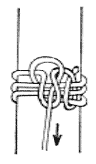 コイル巻もやい結び（3）