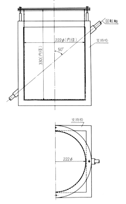 別図第2 ドライクリーニング機の洗たく槽