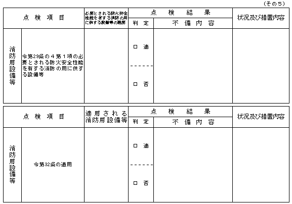 別添１別記様式第２（その５）の１