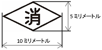 結合金具の寸法、横10ミリメートル、縦5ミリメートル