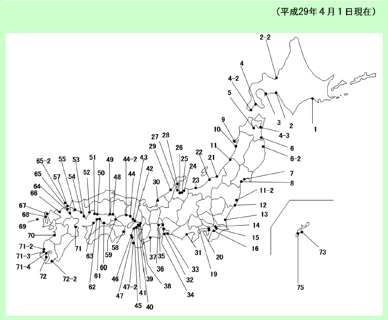 第1-3-2図　石油コンビナート等特別防災区域の指定状況