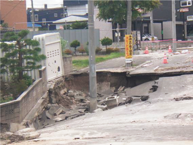 札幌市　液状化現象の被害状況＜2＞