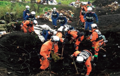 平成30年北海道胆振東部地震における捜索活動