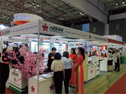 「Fire Safety&Rescue VIETNAM 2019」における日本ブース