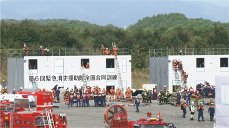 中高層建築物倒壊救出訓練