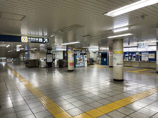 地下駅舎（東京都・東京メトロ桜田門駅）
